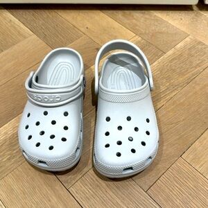 Crocs kids light grey